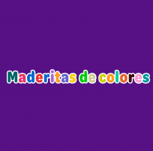 Maderitas de colores
